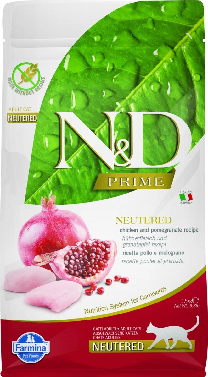 Farmina N&D Neutered Pollo & Melograno 300g/1,5kg/5kg