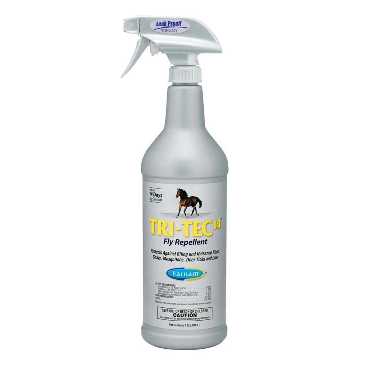 Farnam Tri-Tec 14 - Repellente per cavalli (946 ml)