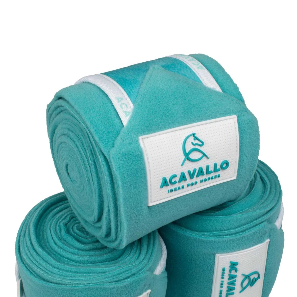 Fasce Pile Antipilling Special Edition Acavallo (set 4) - Unica Azzurro - foto 2