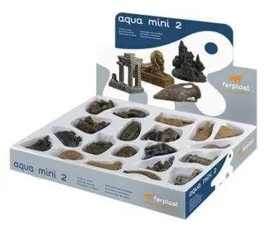 Ferplast ACQUAMINI 2 BLU 9180 - Decorazione resina acquario, Pz.1