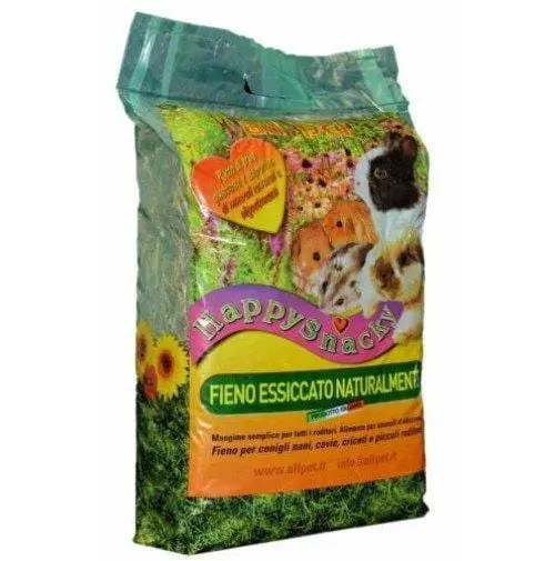 Fieno essiccato naturalmente roditori Happy Snacky - 1 kg  - All-Pet