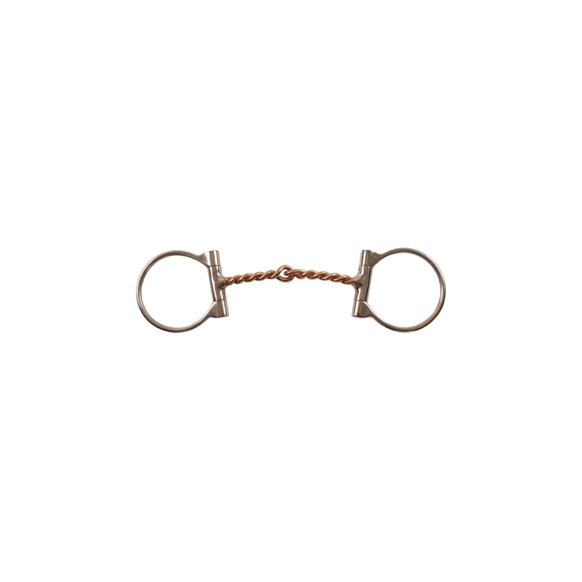 Filetto Western a D Pool's - Torciglione Rame Grosso - 12,5 cm