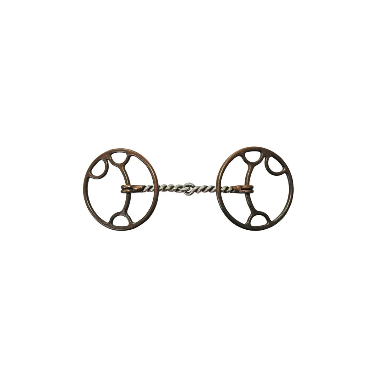 Filetto Western Gonzales con Imboccatura Torciglione - Metalab - 12,5 cm
