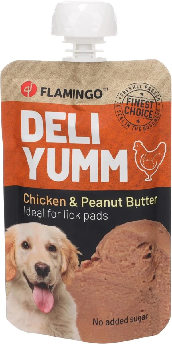 Flamingo Deli Yumm Pasta pollo e burro d'arachidi 90 g