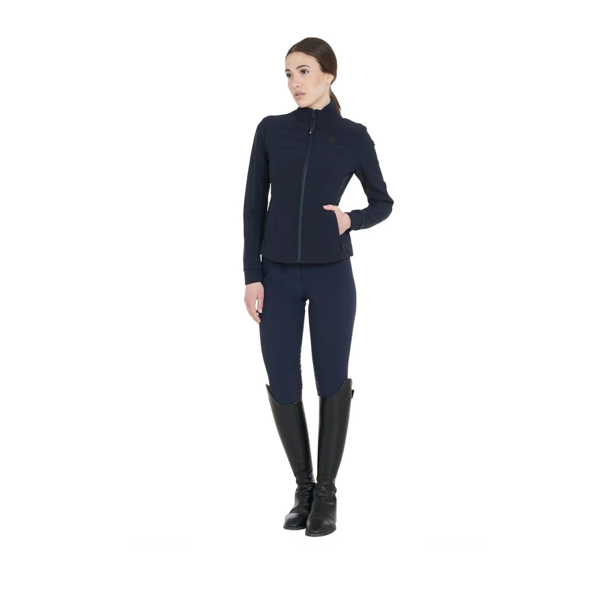Giacchetto Hamar donna Equestro - tecnico traforato - XS Blu Navy - foto 5