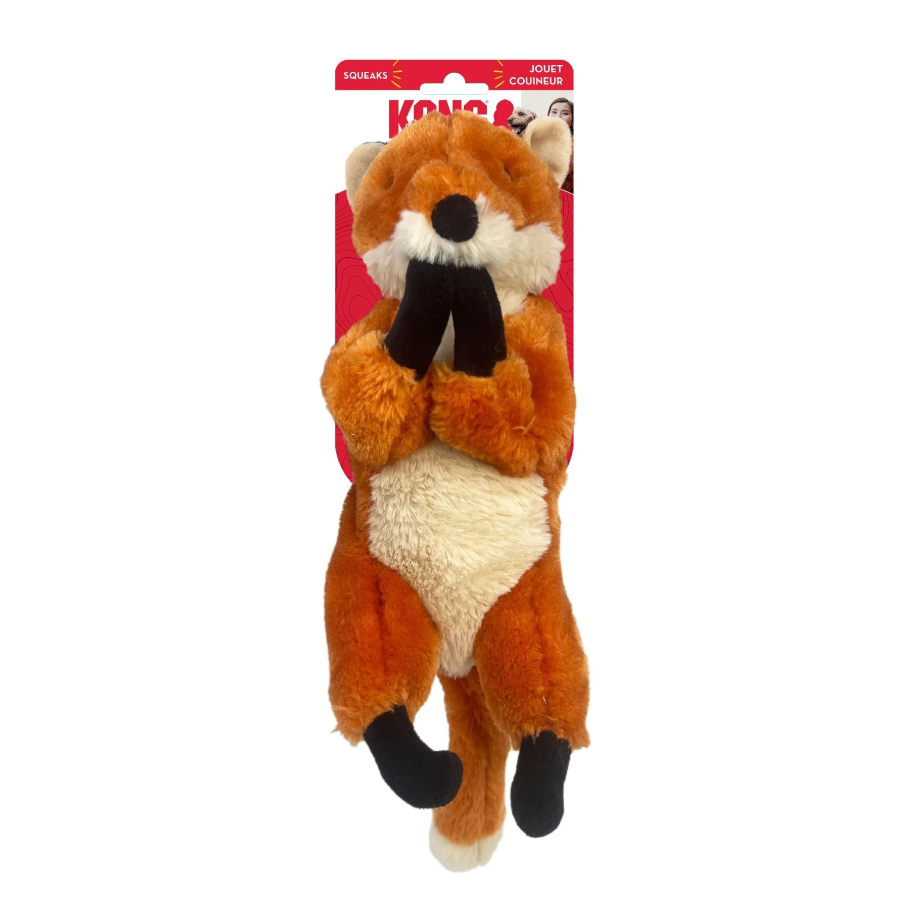 KONG Gioco per cani Wild low stuff Volpe - M - Foto 3