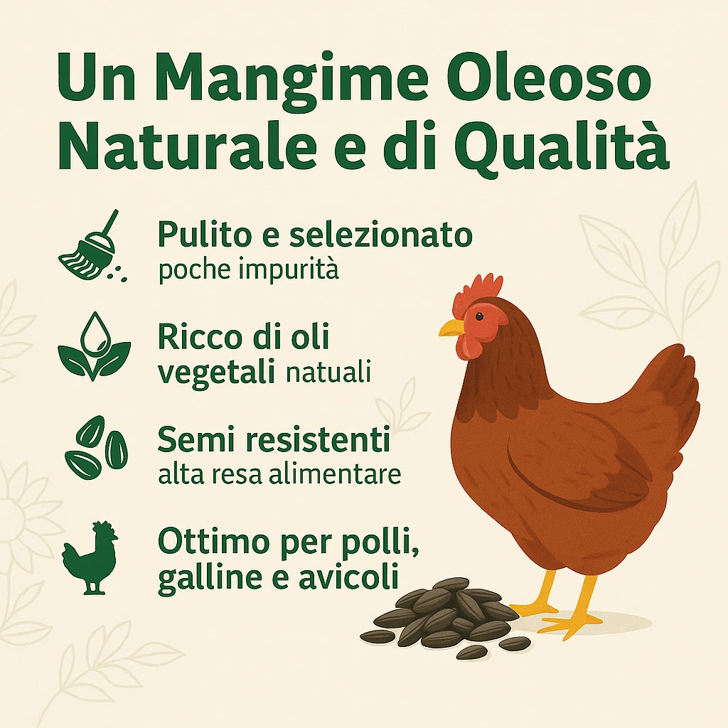 Girasole intero per polli e galline - Foto 4