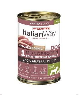 Giuntini Italian Way Dog Hypo GF Paté all'Anatra 400 g