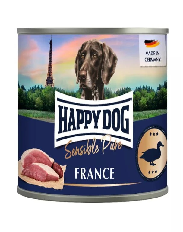 HappyDog Anatra 800 g - Mangime umido per cani
