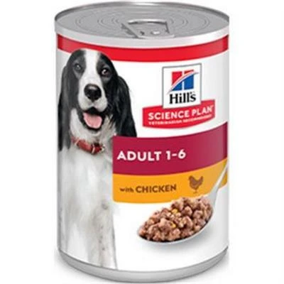 Hill's Canine Adult Pollo 370 g lattina di alimento umido per cane adulto