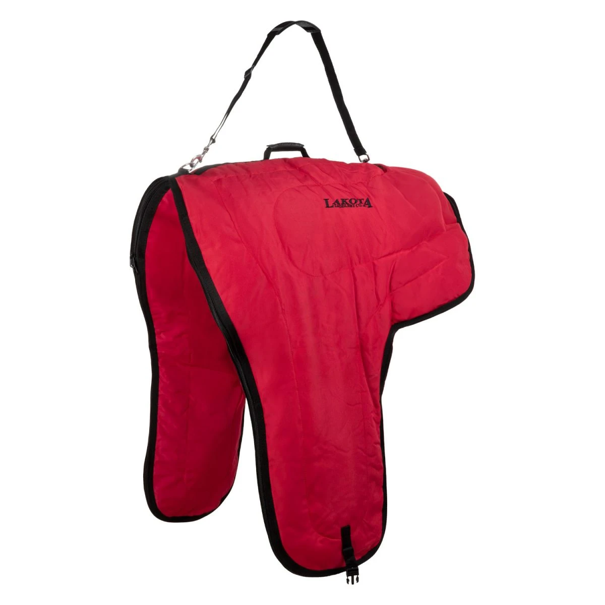 Lakota Borsa portasella Western imbottita, rosso/nero