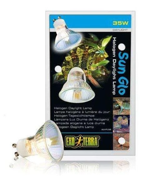 Exo Terra Sun Glo Halogen Spot 35w, Lampada ad effetto solare alogena