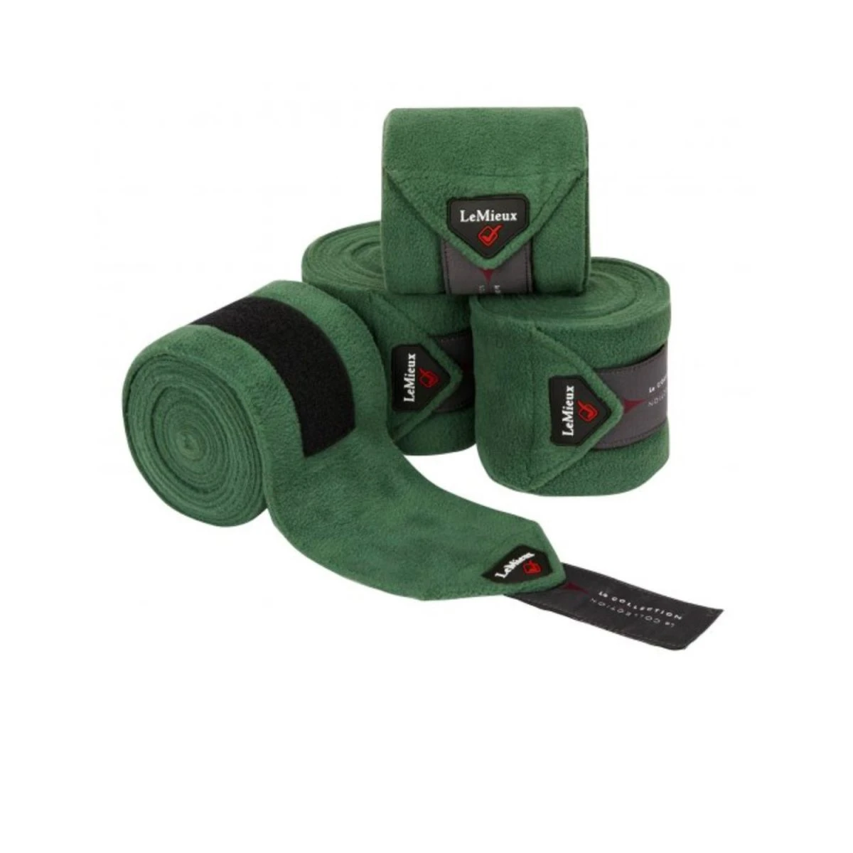 LeMieux Fasce Polo Hunter Green - Set da 4