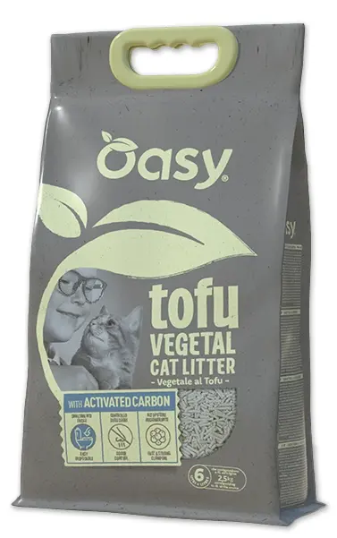 Lettiera al tofu agglomerante pellet Oasy - varie profumazioni - Foto 1