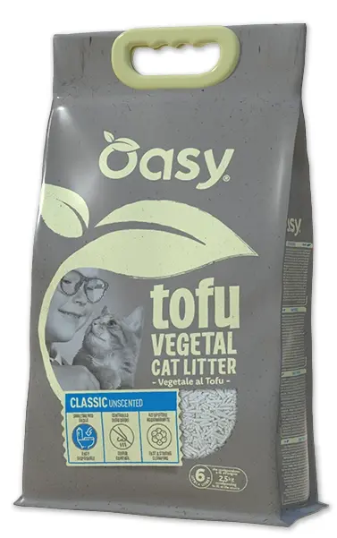 Lettiera al tofu agglomerante pellet Oasy - varie profumazioni - Foto 2
