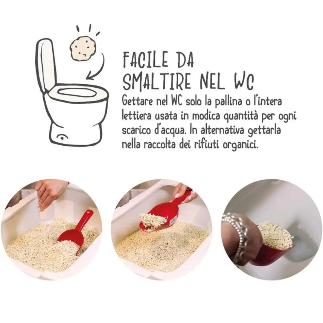 Lettiera tofu agglomerante pellet Cat&rina BeNatural - 5,5 Lt - Foto 2