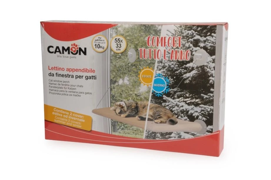 Lettino Appendibile per Gatti CAMON - 55x33 cm