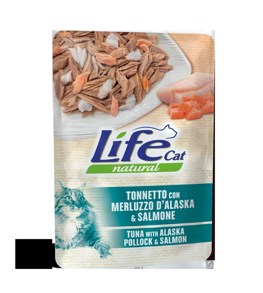 Lifepet Lifecat Buste 30 x 70 g Tonnetto/Merluzzo/Salmone
