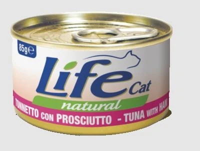 Lifepet Lifecat Filetto Tonnetto e Prosciutto 85 g