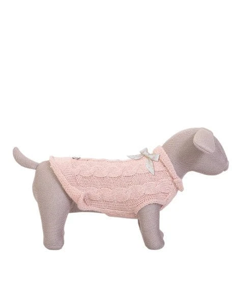 Maglioncino Rosina Bengy per cane - Rosa con fiocco - Foto 1