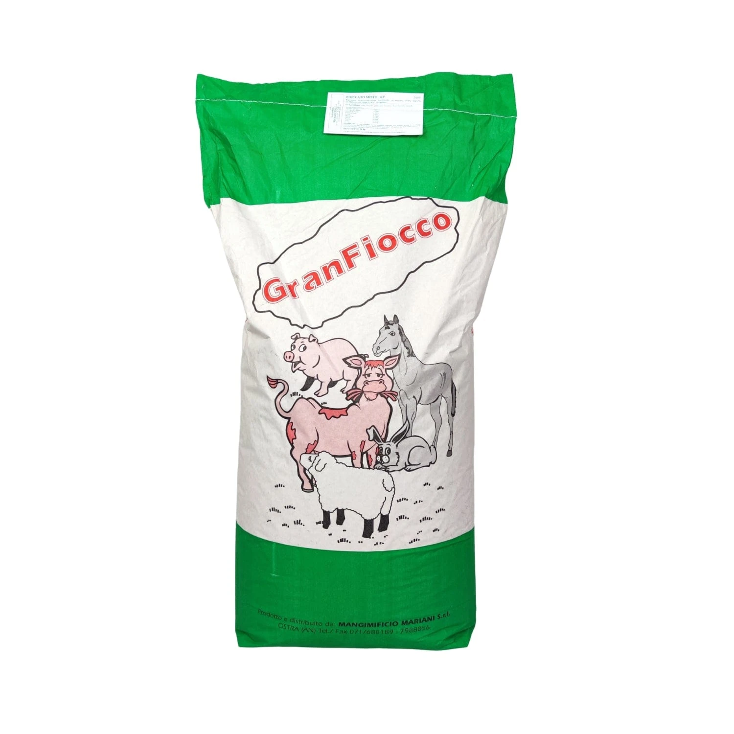 Mangime fioccato misto Granfiocco Mariani in sacco verde