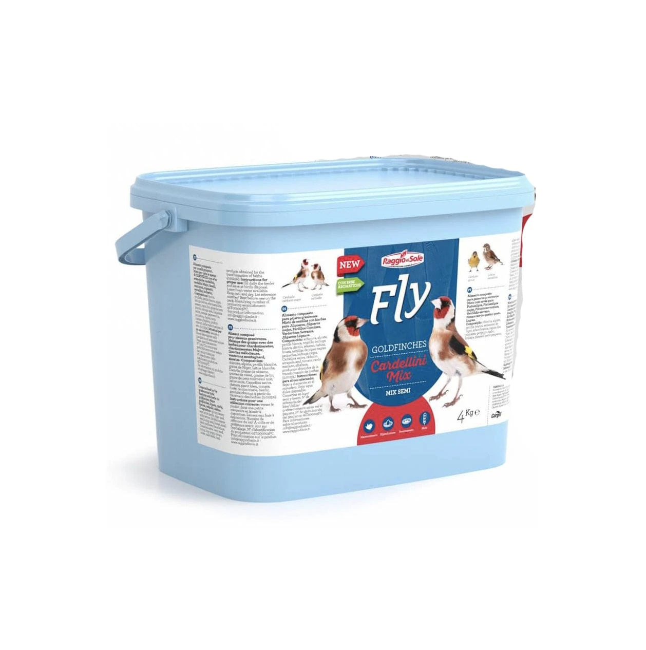 Mangime Cardellini Mix - 4 kg - Fly Raggio di Sole