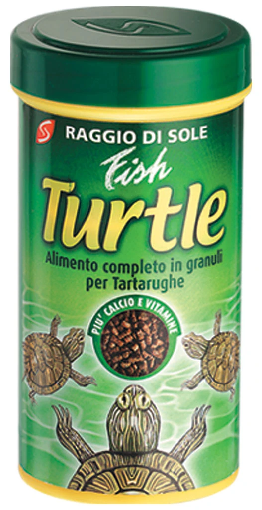 Mangime per tartarughe in granuli 250 ml - Raggio di Sole