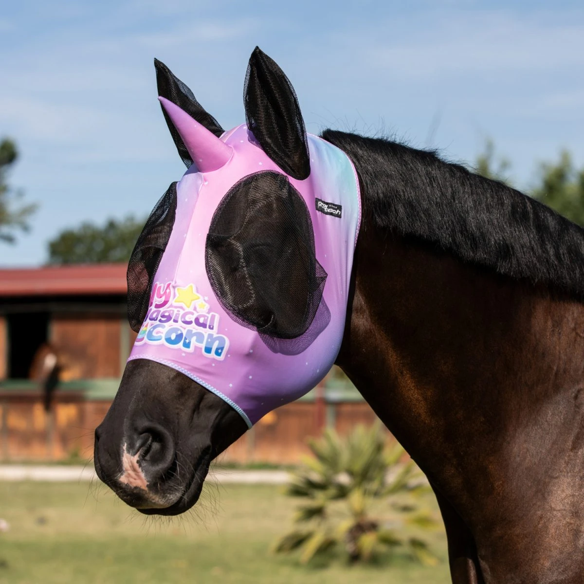 Maschera antimosche Pro-Tech Unicorno con copriorecchie