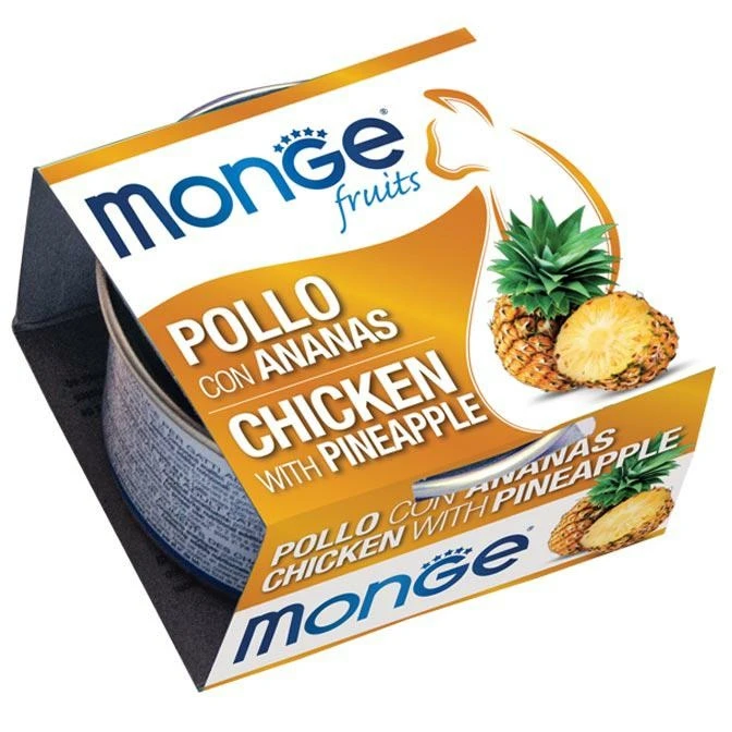 Monge Cat Fruits Pollo e Ananas 80 g - Monge Superpremium
