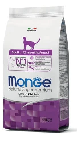 Monge Superpremium Adult per Gatto - Pollo e Riso - Foto 2