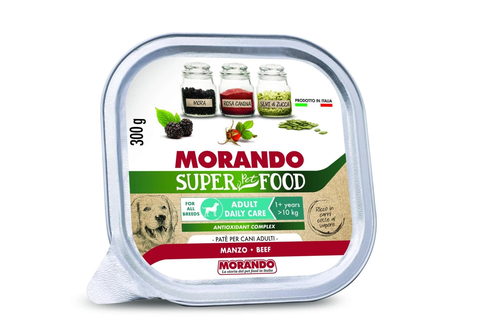 Morando Super Dog Paté al Manzo 18 x 300 g