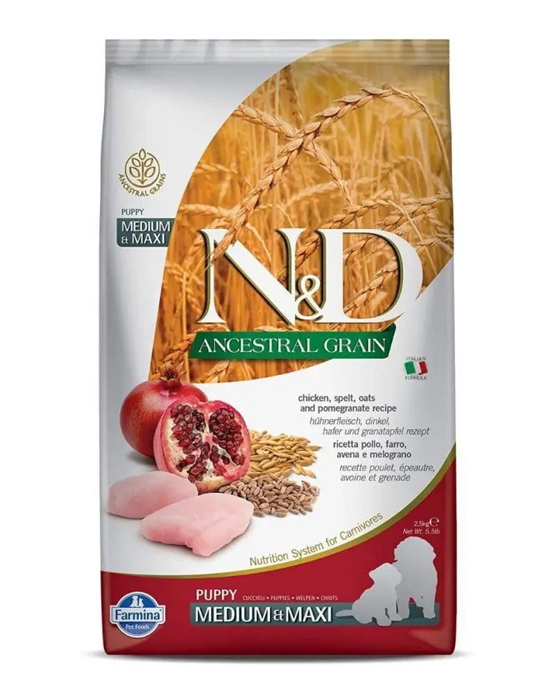 N&D Farmina Ancestral Puppy Medium - Maxi al Pollo - 2,5 kg