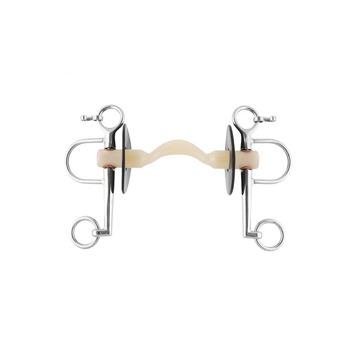 Nathe Pelham 20 mm Mullen Soft con port e guance corte