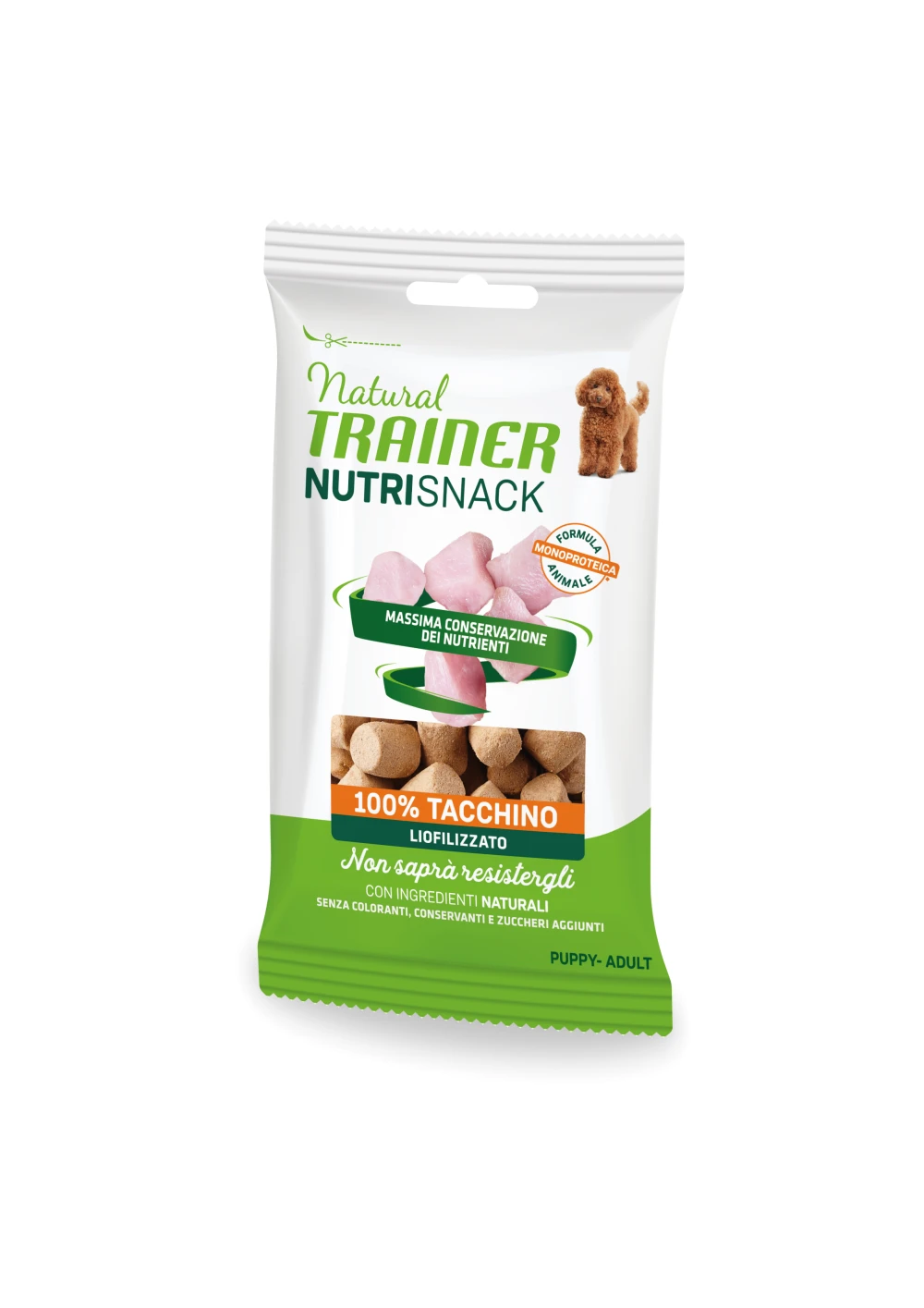 Natural Trainer Nutrisnack liofilizzati per Cani al Tacchino 20 g