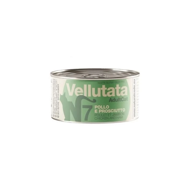 Naturalcode V07 Vellutata per Gatti Pollo e Prosciutto 85 g