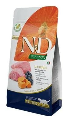 ND Cat Pumpkin Neutered Agnello/Mirtillo 300g - Farmina