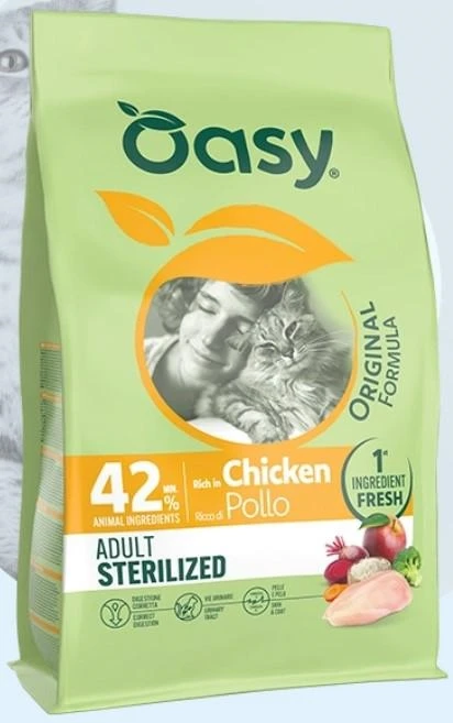 Oasy Cat Original Sterilized Pollo 6 kg