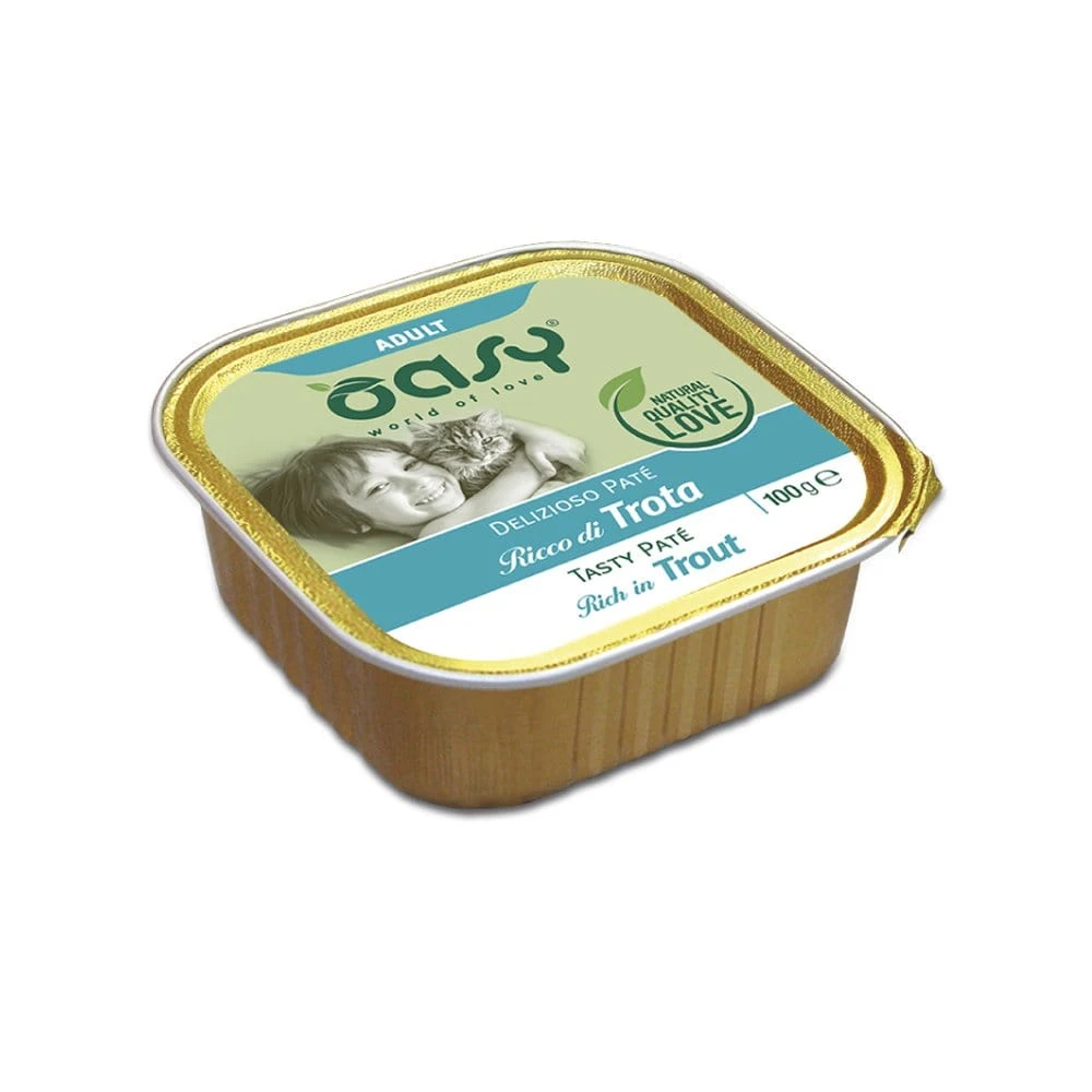 Oasy delizioso Patè umido gatti adulti - Foto 8