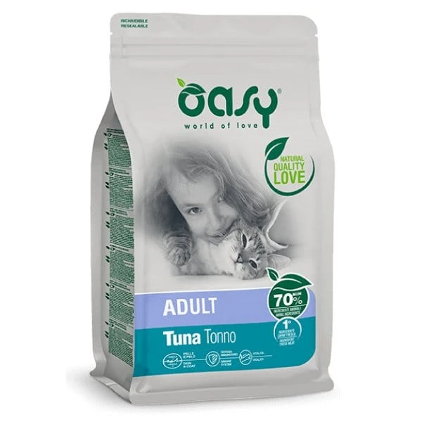 Oasy Lifestage Adult al Tonno crocchette per gatti adulti