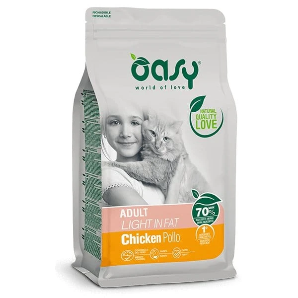Oasy Light in Fat al pollo - gatti in sovrappeso - Foto 1