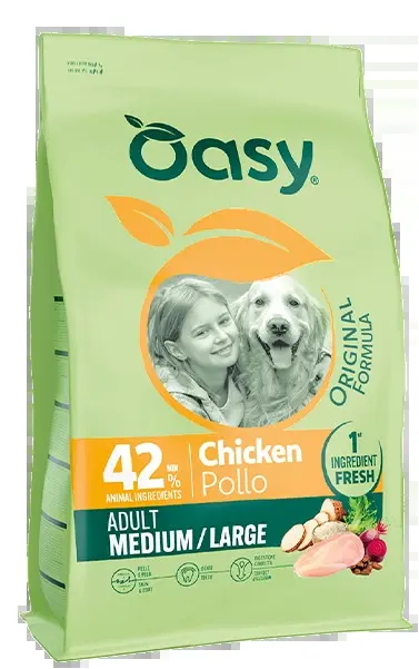Oasy Original Formula Adult Medium/Large Pollo - 10 kg - Foto 3
