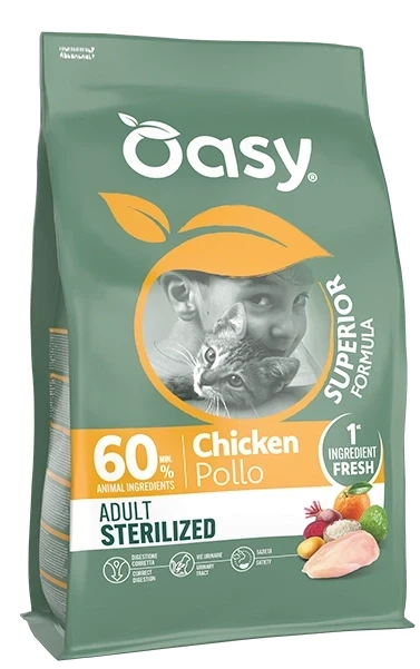 Oasy Superior Formula Adult Sterilized Pollo - 1,5 kg