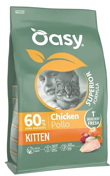 Oasy Superior Formula Kitten Pollo - 1,5 kg