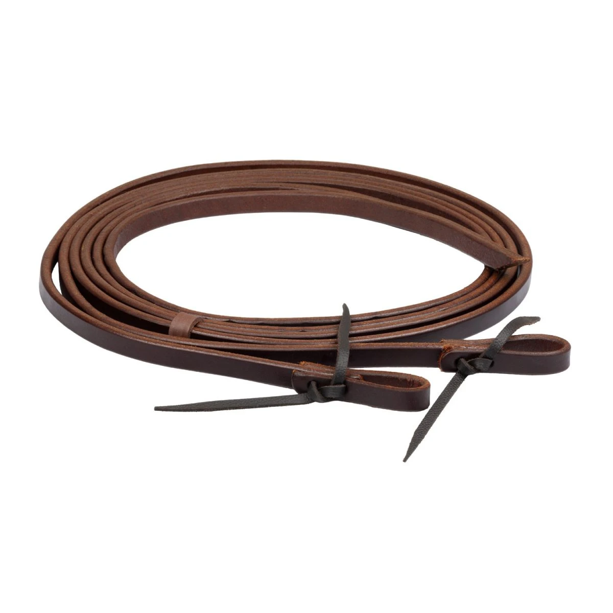 Platinum Pro Waterloop Oiled Reins 5/8 - Redini Western in Cuoio - Unica Oliato