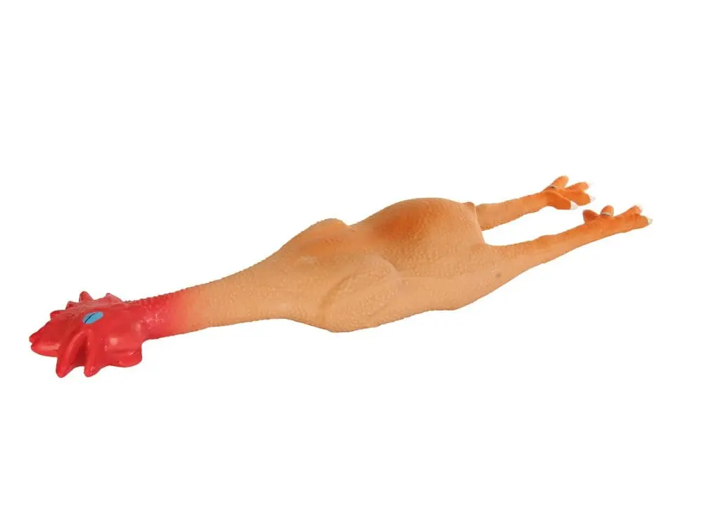 Pollo Grande gioco in Latex per Cani - 47 cm