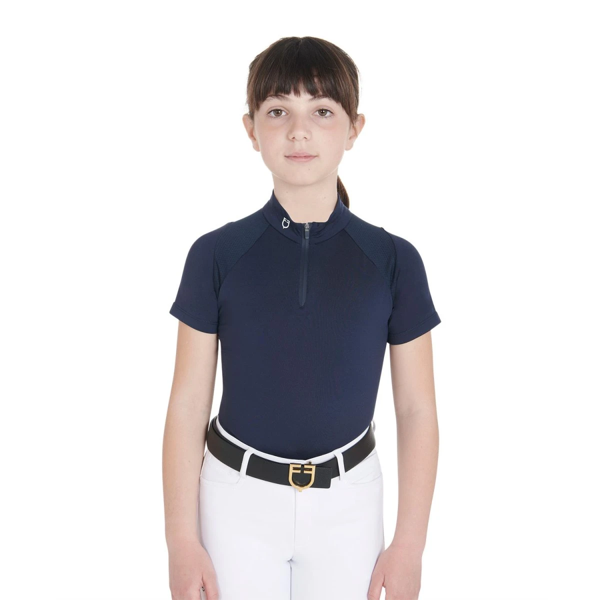 Polo tecnica bambini slim fit Equestro