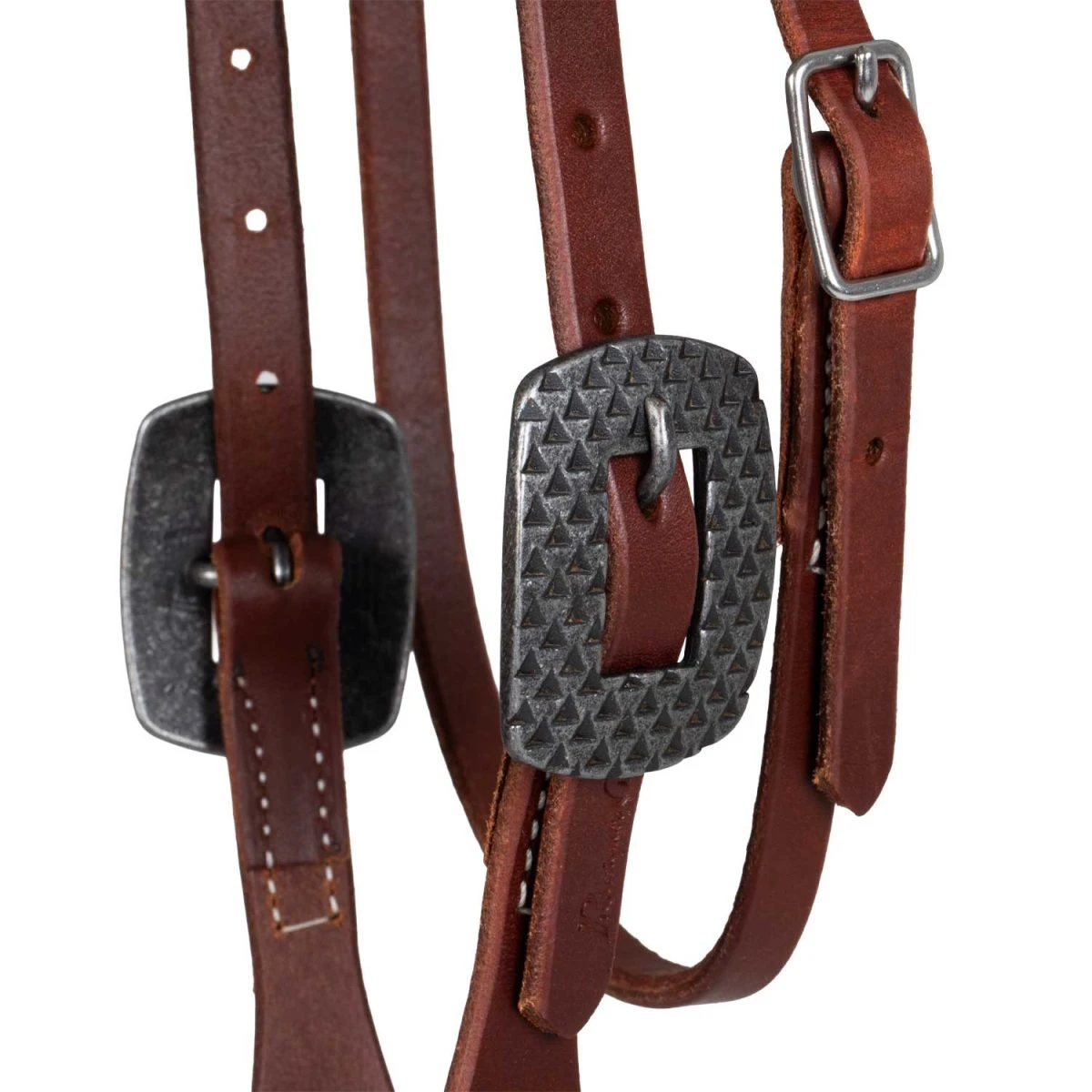 Professional's Choice Testiera Ranch con frontalino in cuoio grezzo 5/8" - Unica Oliato - foto 3
