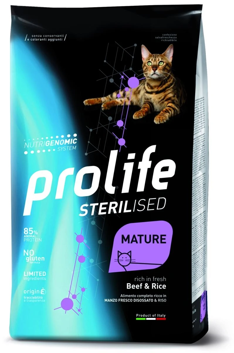 Prolife Sterilised Mature Manzo & Riso 1,5 kg