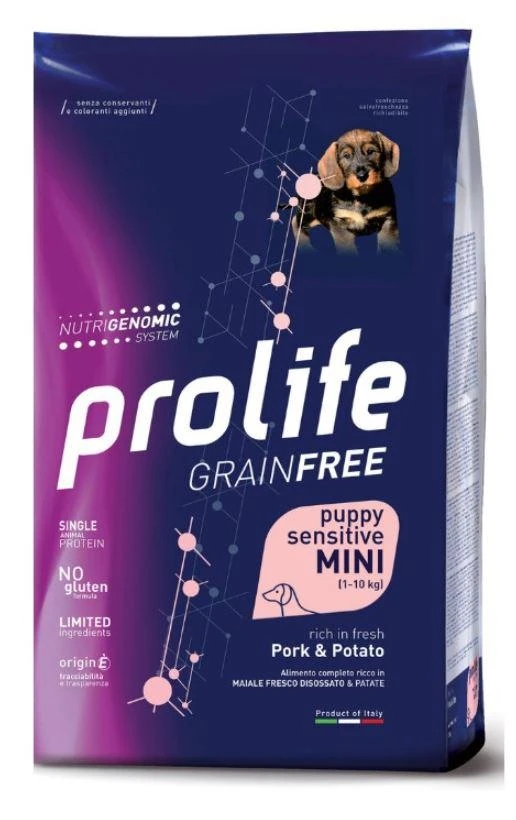 Prolife Grain Free Puppy Maiale & Patate 2 kg