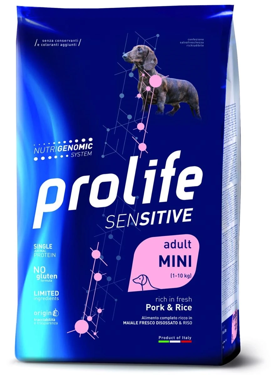 PROLIFE Dog Sensitive Mini Maiale/Riso